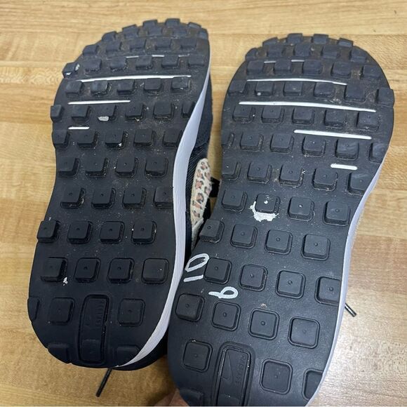 Nike Waffle One Black Multi-Color Leopard Print DJ9776-001 Women's Sneakers - Picture 6 of 6